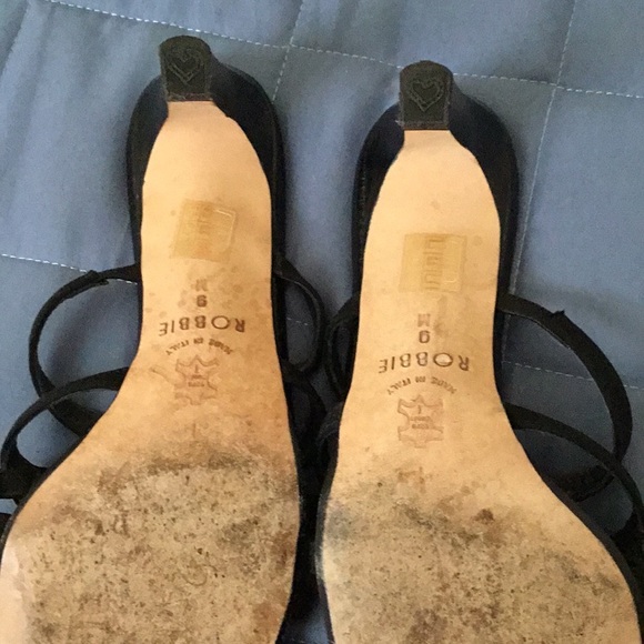 Brighton Black Women’s  Robbie Vintage Heels Sandals 9M - Picture 8 of 8